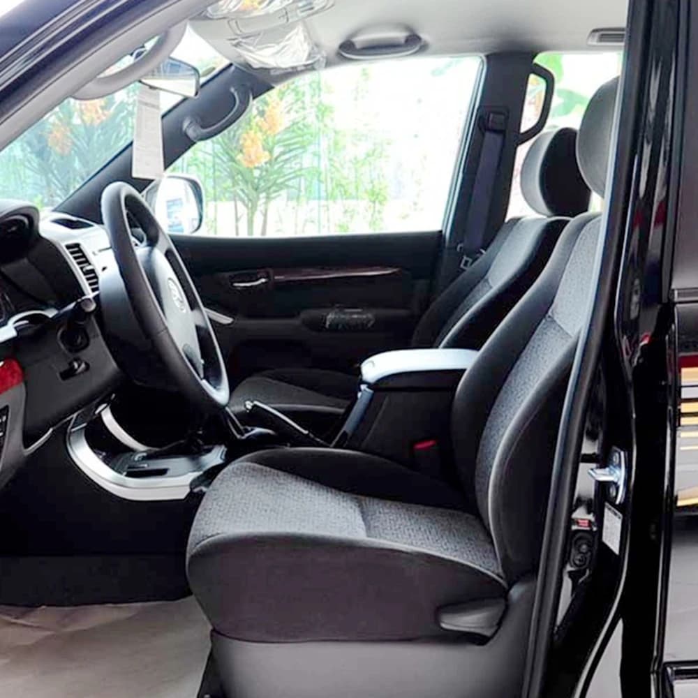 For Toyota Land Cruiser Prado J120 2003 2004 2005 2006 2007 2008 2009 Custom eco-leather car seat covers for 2 front seats