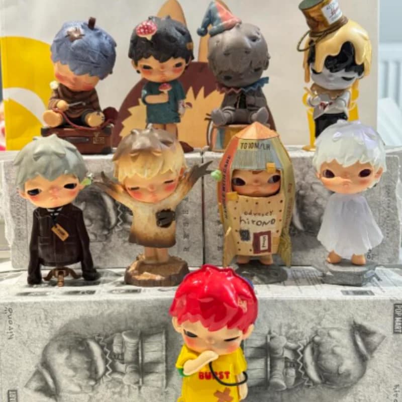 POP MART HIRONO Serie Reshape Blind Box, Giocattoli Anime Kawaii, Action Figure, Scatola Sorpresa, Mystery Box, Bambole