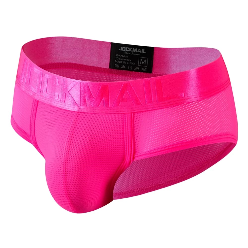 Slip intimo da uomo Mutande Maglia di nylon Slip da uomo ad asciugatura rapida Slip bikini Boxer da uomo o come pantaloncini da bagno