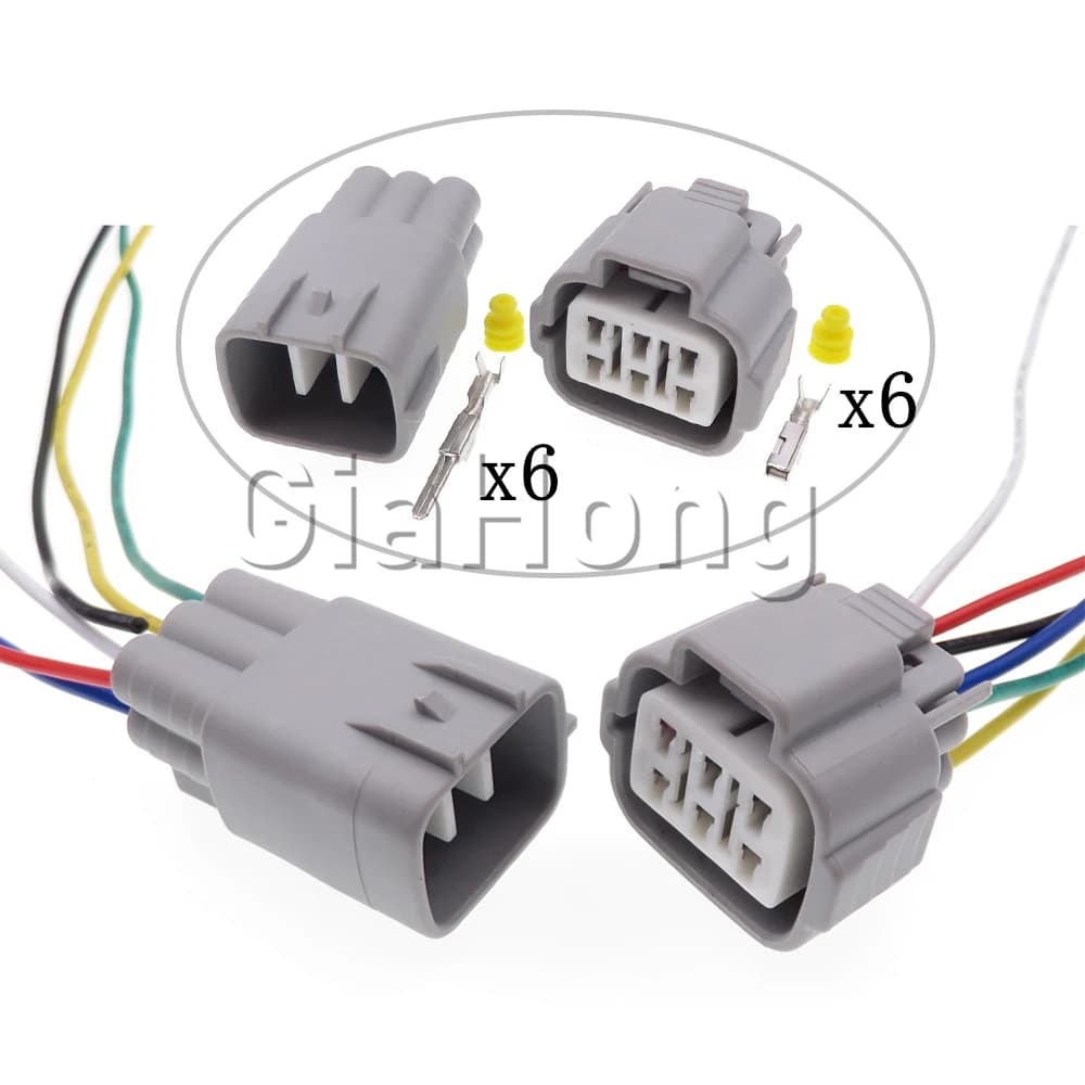 1 Set 6 vie 90980-11194 90980-11193 lampada luce TS Accel presa filo pedale per Toyota 6188-0175 6189-0323 spina automatica 90980-11663