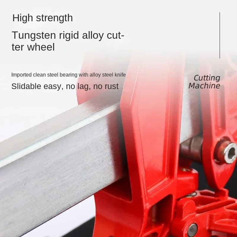 OYLP Manual Ceramic Tile Pusher, High-Precision Floor Tile Cutting Machine, All-Steel Construction with Laser & Magnetic Positio
