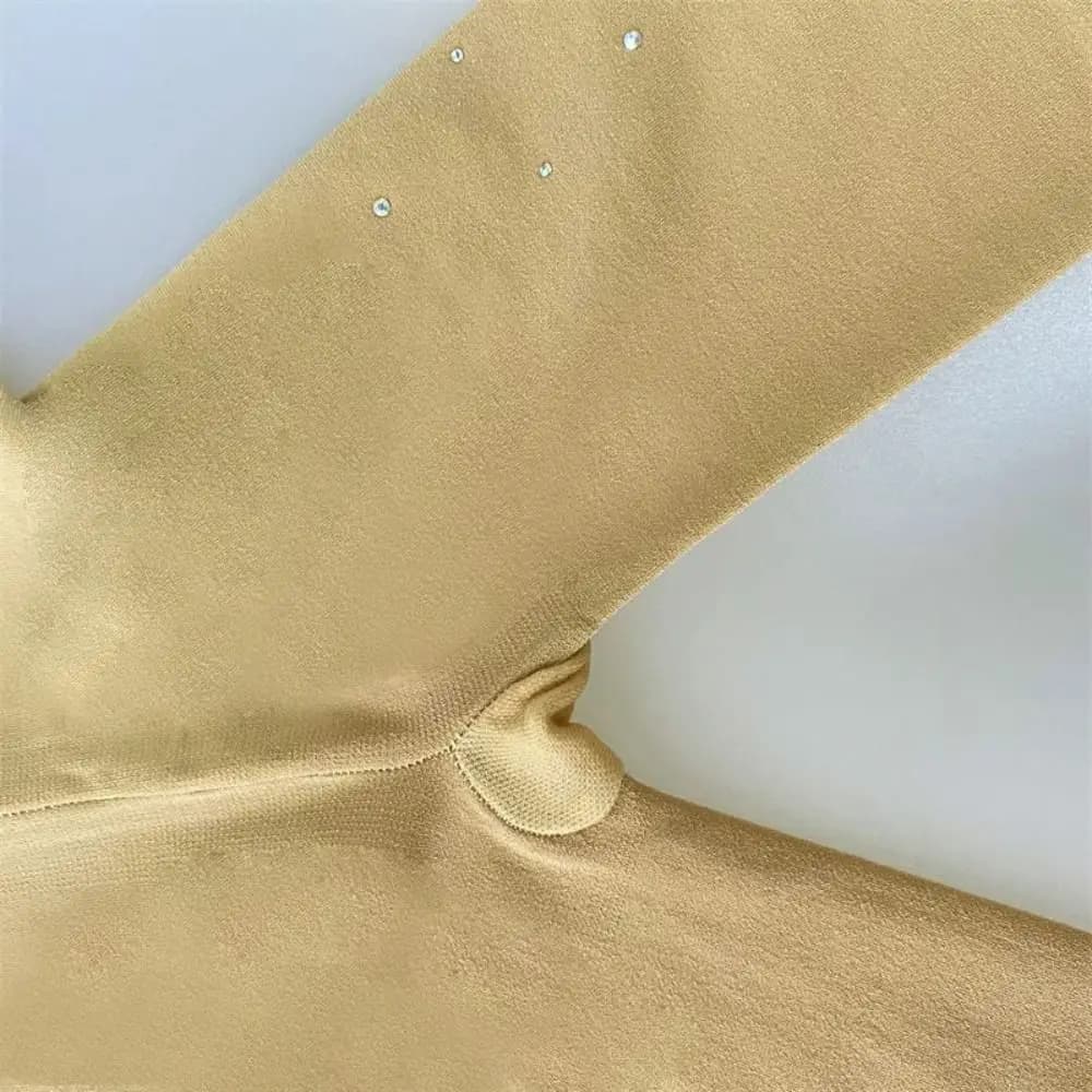 Collant da pattinaggio di figura con strass Collant da ginnastica per ragazze Pantaloni da pattinaggio su ghiaccio Body con copriscarpe Calzini da pattinaggio