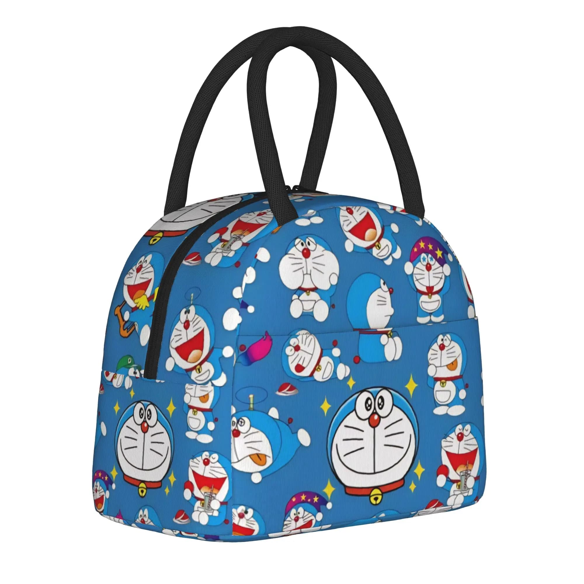 Borse termiche per il pranzo Doraemon, portatili, carine, con cartoni animati, riutilizzabili, borsa termica, porta pranzo, per la scuola, per l'outdoor, per uomini e donne