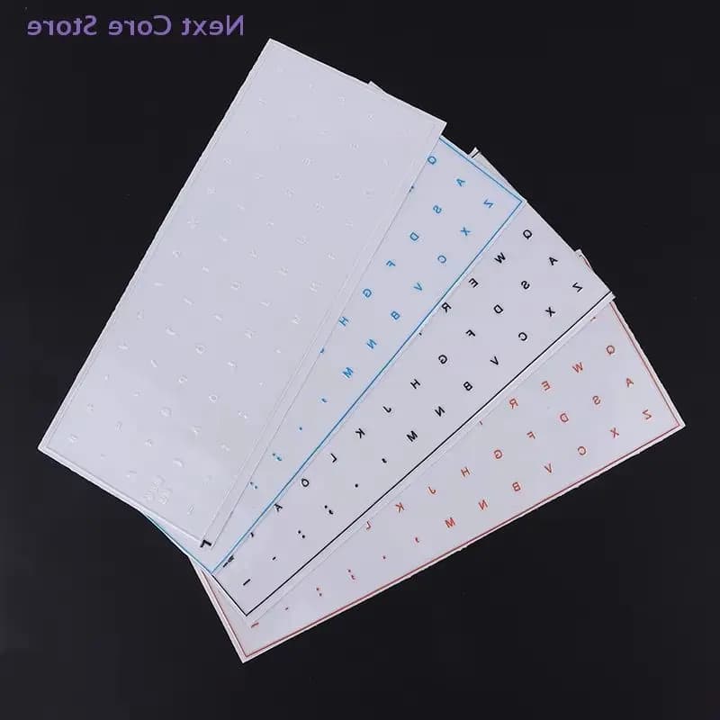 Desktop Laptop Key Sticker Single Film With Tweezers German Tear-Off Film Keyboard Sticker Universal Transparent Sticker