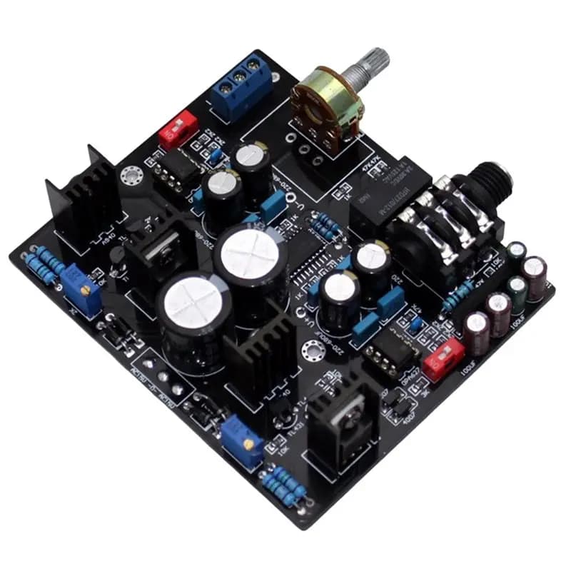 Scheda Amplificatore ABZW TPA6120A con Doppio OP-AMP NE5534, Scheda di Sintonizzazione ALPS, AC15V-0-15V, Preamplificatore per Cuffie Hi-Fi, Modulo Audio Fai-da-Te