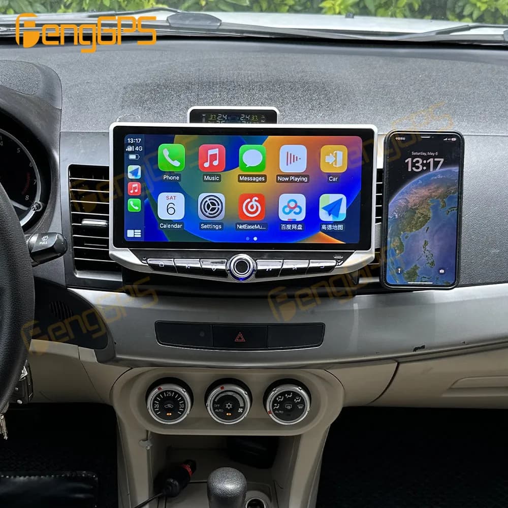 Car Radio 10.88 Inch Touch screen For 100 Universal Models Android 13 Car Multimedia Player CarPlay With Fast Charge Navigation