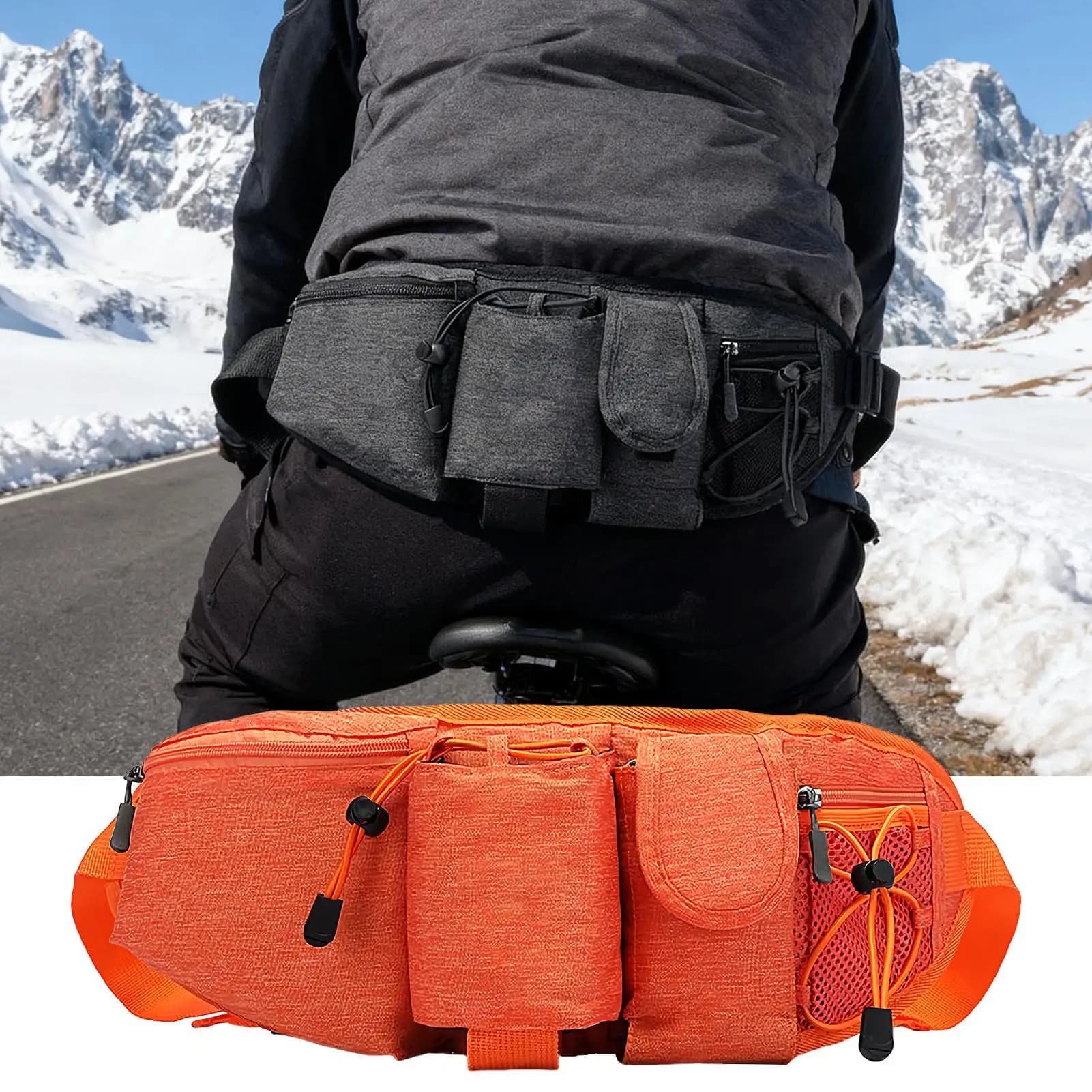 Running Waist Adjustable Waist with Hinge Running Waist for Cycling Walking Trips Campsite Bicycle