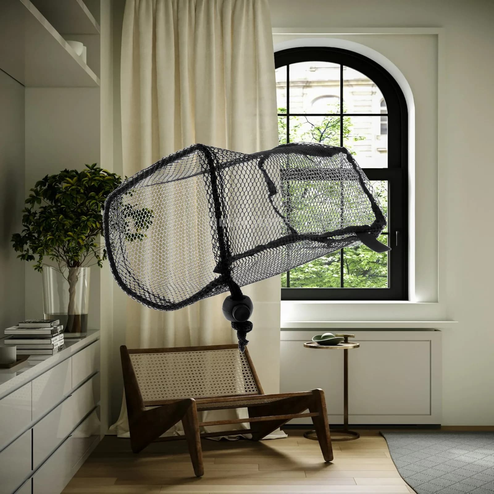 Nylon Mesh Net Golf Ball Pouch with Drawstring Tennis Ball Bag Golf Accessories for Caddy Bag and Driving Range