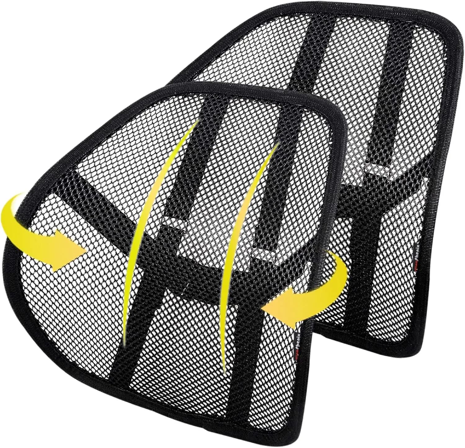 Lumbar support cushion (package 2) with breathable mesh for car and office chair