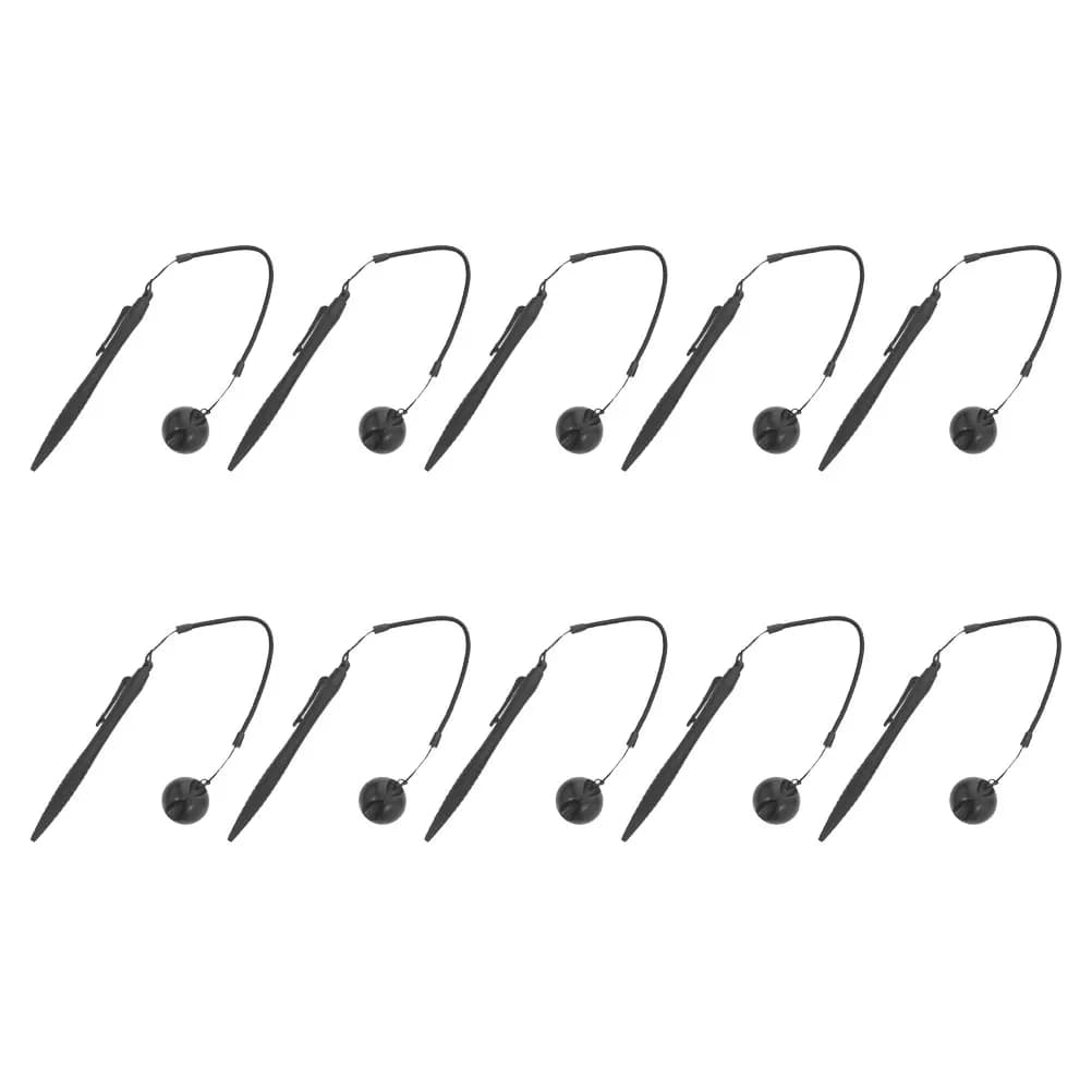 10 Pezzi Penna Touch Resistiva con Punta Rigida e Cordino Anti-Smarrimento per Disegnare, Scrivere e Prendere Appunti su Tablet con Schermo Resistivo