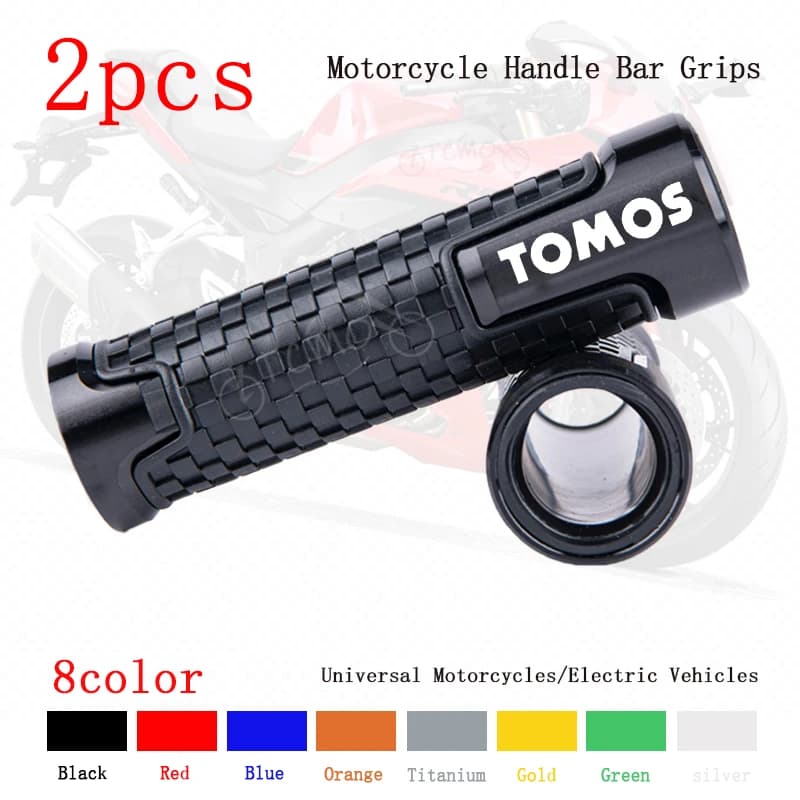 For Tomos Nitro Arrow Sprint LX Streetmate R A35 Racing TT Motorcycle Handlebar Grip CNC aluminum Anti-slip Handle Bar Grips