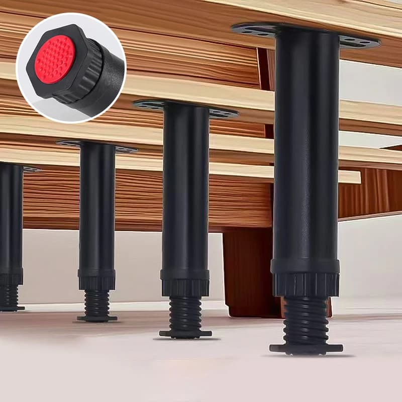 (Ce14)Telescopic Adjustable Bed Beam Support Furniture Legs Load Bearing Non-Slip Noise Reducing Base For Sofa Bed Frame Table