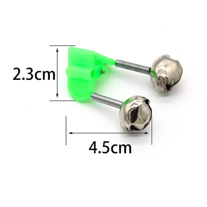 10 pezzi punta ABS canna da pesca campana morsetto per canna da pesca allarmi per morso canna da pesca gambo campane morsetto