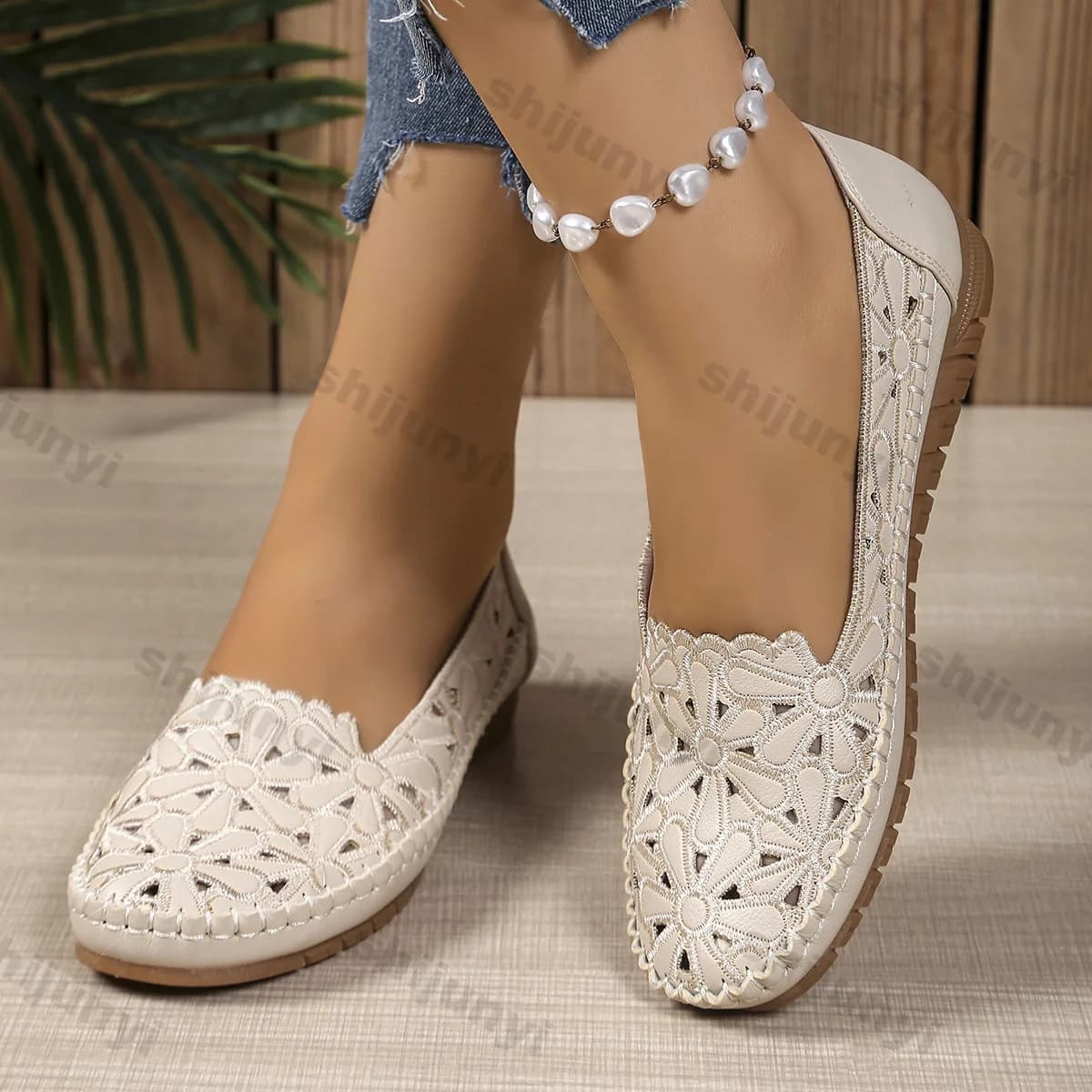 Fashionable Vintage Women's Casual Moccasins, New Summer Models 2026, Lightweight, Comfortable, Breathable, Big Sizes