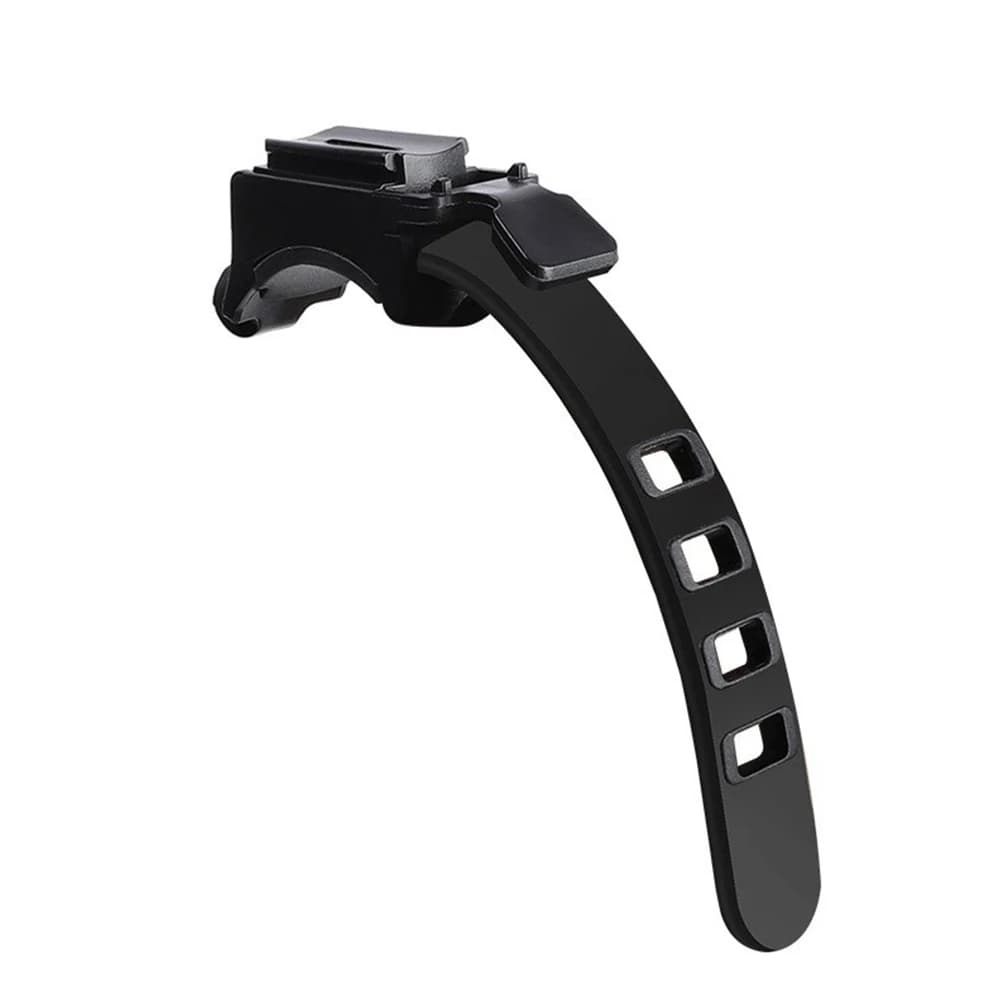 Adattatore per supporto per fanale anteriore per bicicletta da strada MTB staffa per lampada anteriore per bicicletta ABS nero Clip per bici accessori per biciclette da ciclismo