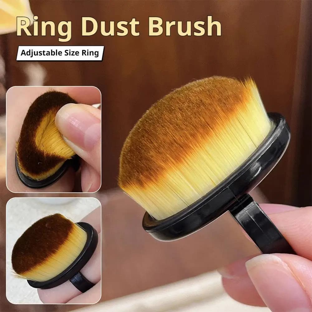 Pennello Professionale per Polvere Unghie, Pennello per Nail Art, Strumento per Rimuovere Gel e Polvere, Pennelli per Trucco, Accessori per Manicure