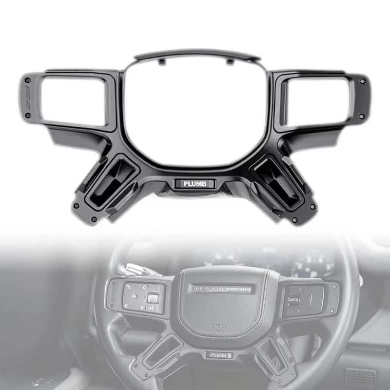 New design Interior accessories for cars Covering Aluminum alloy steering wheel frame for accessories Land Rover Defender