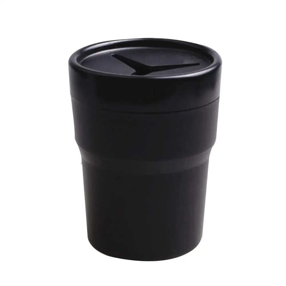 Scatola portamonete per auto salvadanaio rimovibile portatile, secchio portamonete in plastica in auto, mini bidoni della spazzatura per automobili