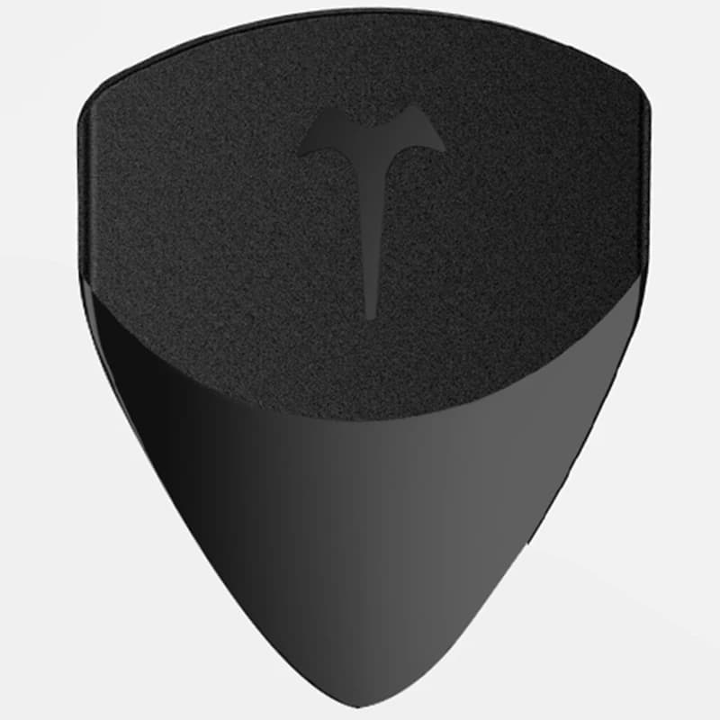 2 plettri per chitarra unici TOM 2 in 1, comodi per tirare e scorrevole in modo armonioso, spessore 0,38 mm e 0,8 mm