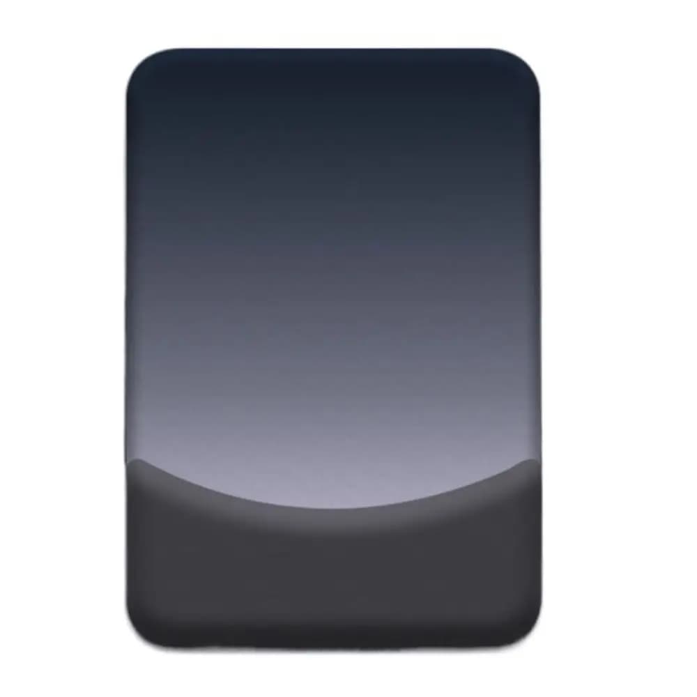 Comodo tappetino per mouse con supporto per il polso, base antiscivolo in PU, tappetino per mouse in silicone con supporto per il polso, morbido