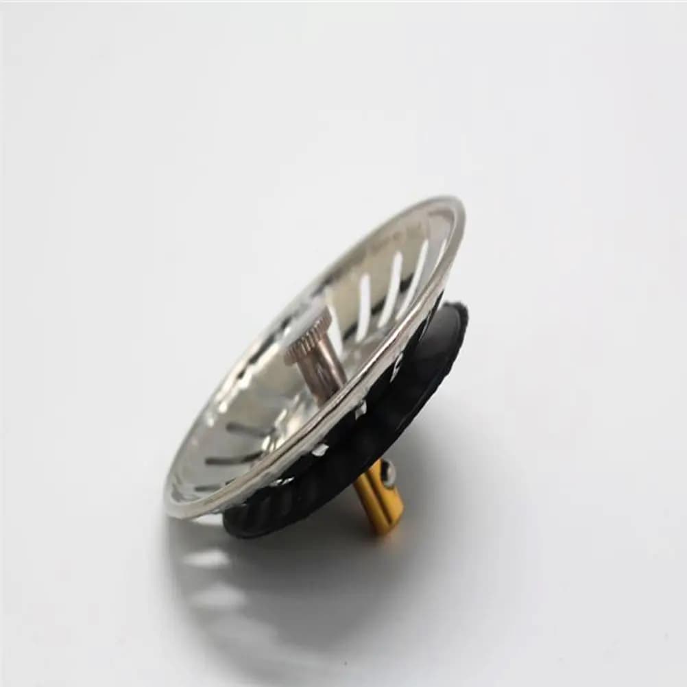 2Pcs Kitchen Sink Strainer Stainless Steel Filter Small Hole Basket for Drainage Basin Sink Drain Waste Plug Kitchen Accessories