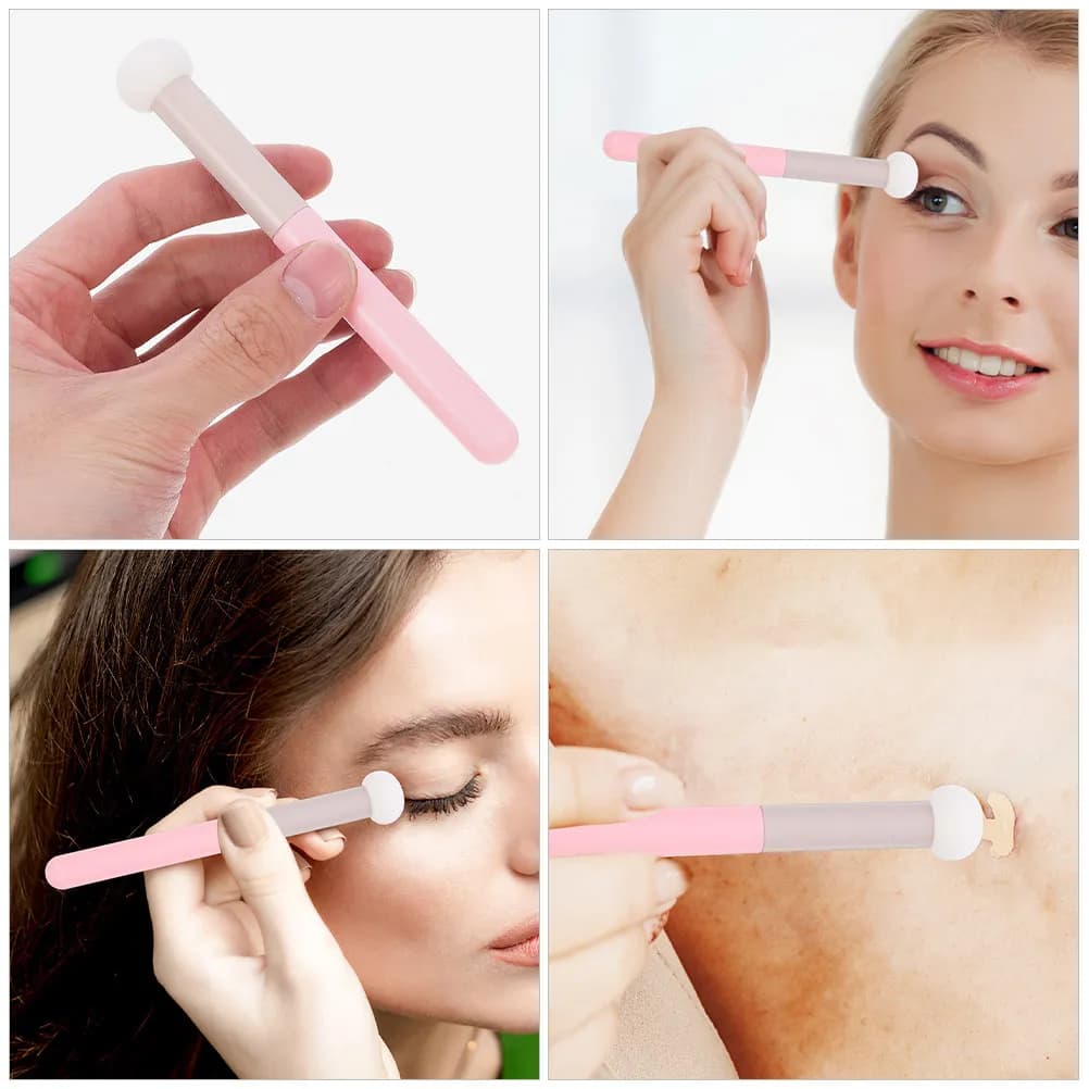 Set di 6 Spugnette a Forma di Fungo per Correttore, Applicatore Morbido per Trucco, per Fondotinta e Polvere, Spugna per Miscelare il Makeup