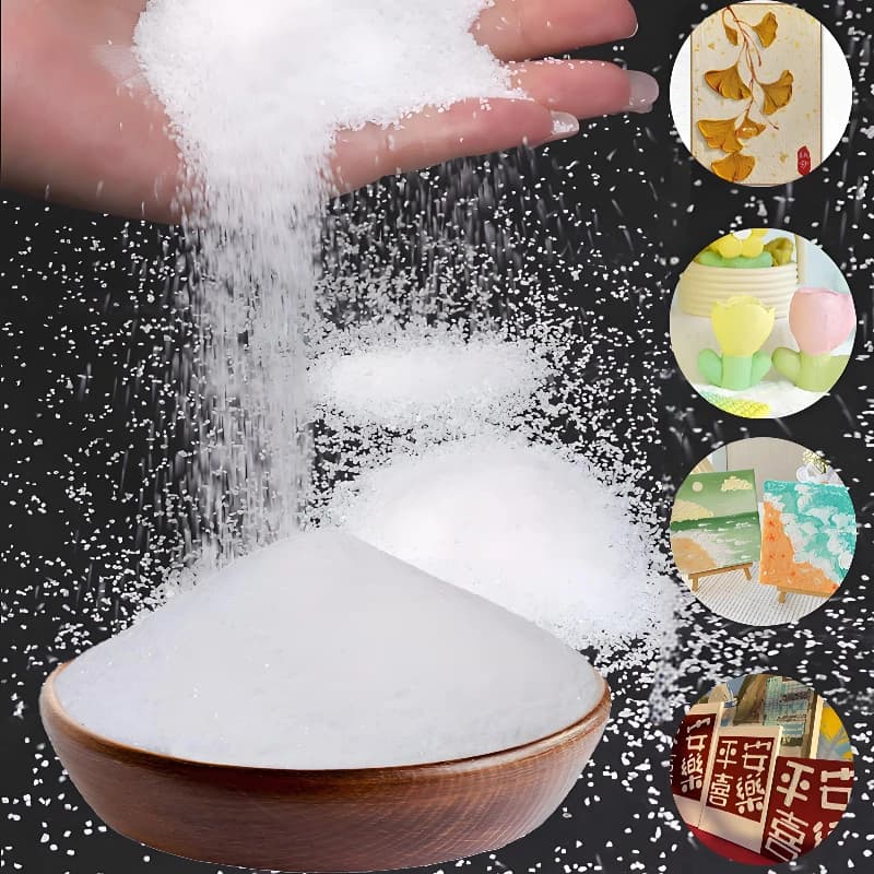 500/1000g Quarzo Sabbia Resistente all'usura Non fragile Resistente alla corrosione Texture acrilica Pittura Acquario Decorazione di piante in vaso