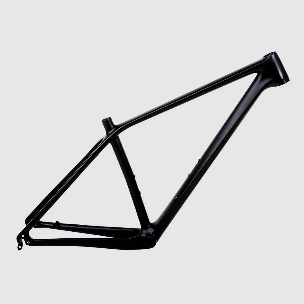 Telaio per bici in fibra di carbonio super leggero 27.5 29er Telaio per bicicletta MTB in carbonio T800 con perno passante 142 * 12mm OEM