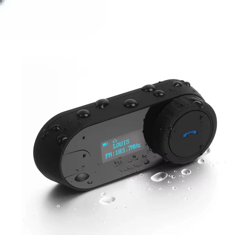 FreedConn T-COM VB Motorcycle Helmet Walkie-talkie Features a Waterproof Design and Supports Intercom Functionality