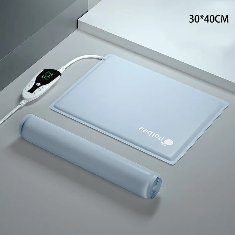 2025 New Electric Heated Pet Mat Waterproof Winter Warmer Pad Adjustable Temperature Cat Dog Bed Blanket Puppy Heater