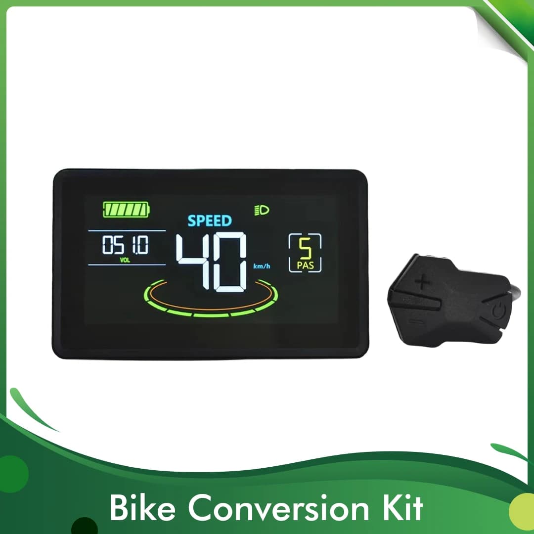 UART2 H6C Bici Elettrica Display LCD Colorato Misuratore 24V-60V SM/Connessione Impermeabile Spina Ebike Display intelligente Con USB
