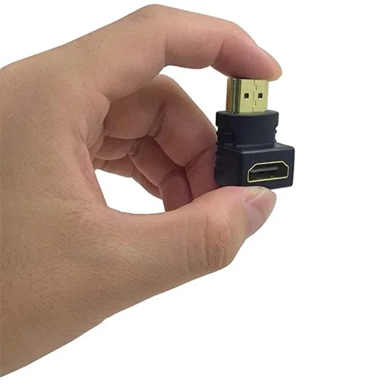 HDMI Cable Adapter Cable Imports Angled HDMI Adapter from 90 Degrees for HDTV 1080P Cable Adapter Converter