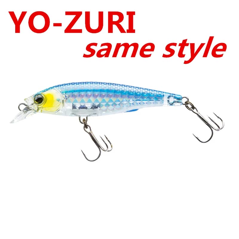 LURETV Giappone YO-ZURI 1437 Pull Stop Mino 3D Prism Hover Lure Esca finta 8059