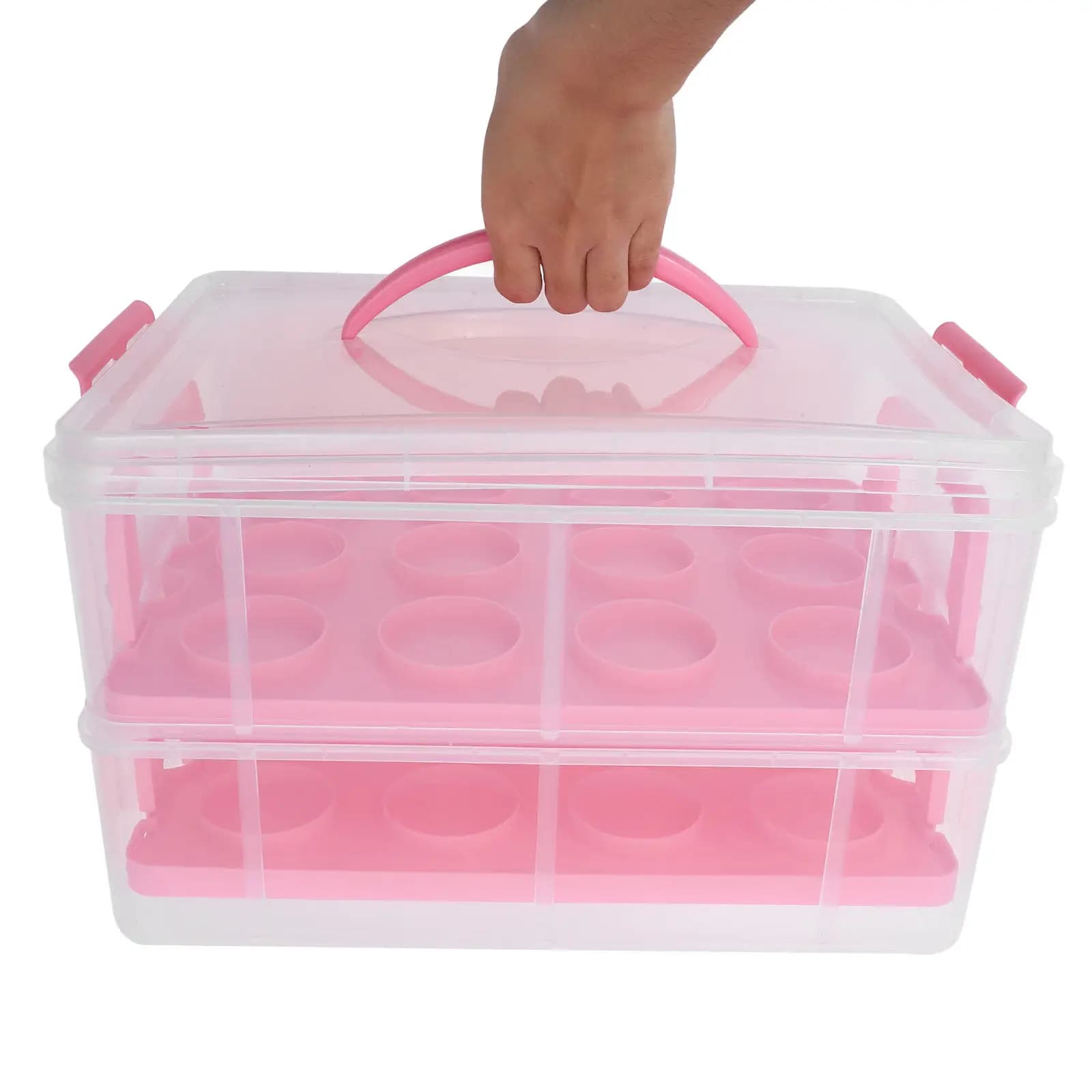 Heavy Duty Reusable Cake Carrier Case Solid Cake Storage Box for Safe Transport and Presentation Birthday Party Bakery Dessert