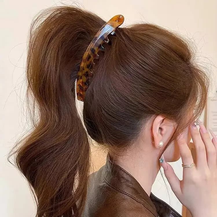 3/1 pz Fermaglio per capelli a banana a forma di pesce per donna, accessori per capelli, fermagli a torsione, fermagli per coda di cavallo, copricapo