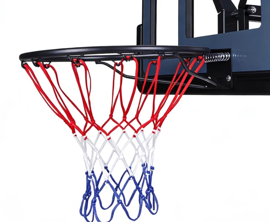 Basketball Backboard Rim Combo Wall-Mount Basketball Backboard Replacement with All-Weather Net Shatterproof Basketball Hoops