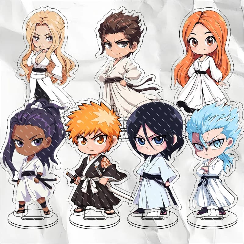 Keychains BLEACH Peripheral Items Keychain Accessories Keyring with cute bag pendant for gift for fans