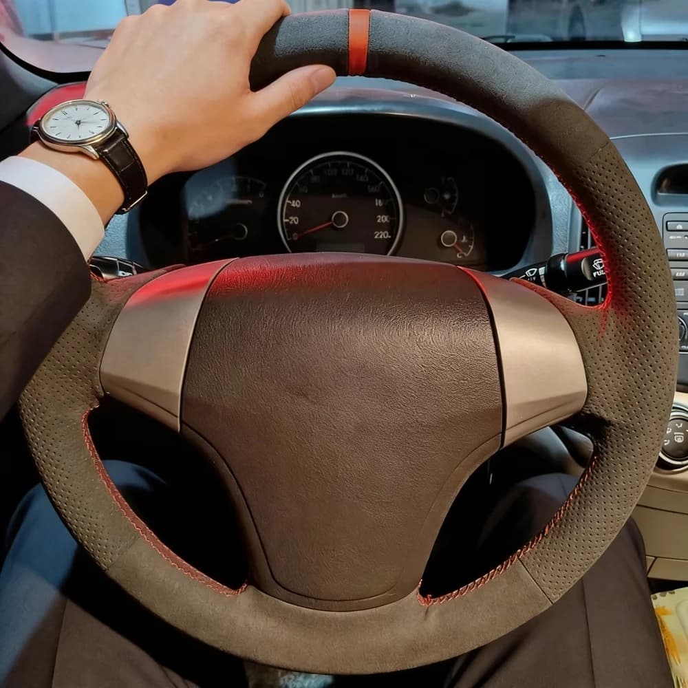 Auto Accessories: Soft and Anti-slip Soft Suede Leather Cover, Hand Sew, for BMW F30 F31 F20 F21 F22 F23