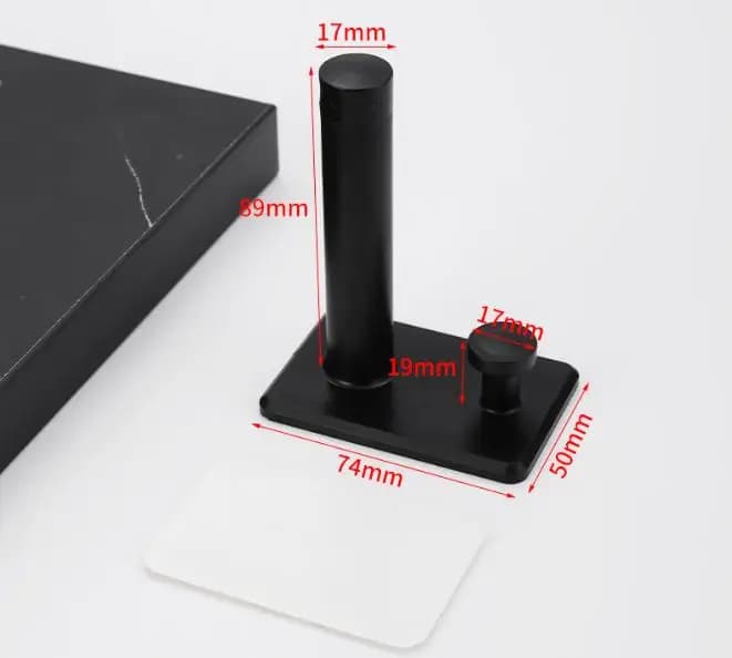 Bathroom Door Door Stopper Space Saving Bathroom Hook For Storage Door Stopper Thick Rubber Head Noise Reduction