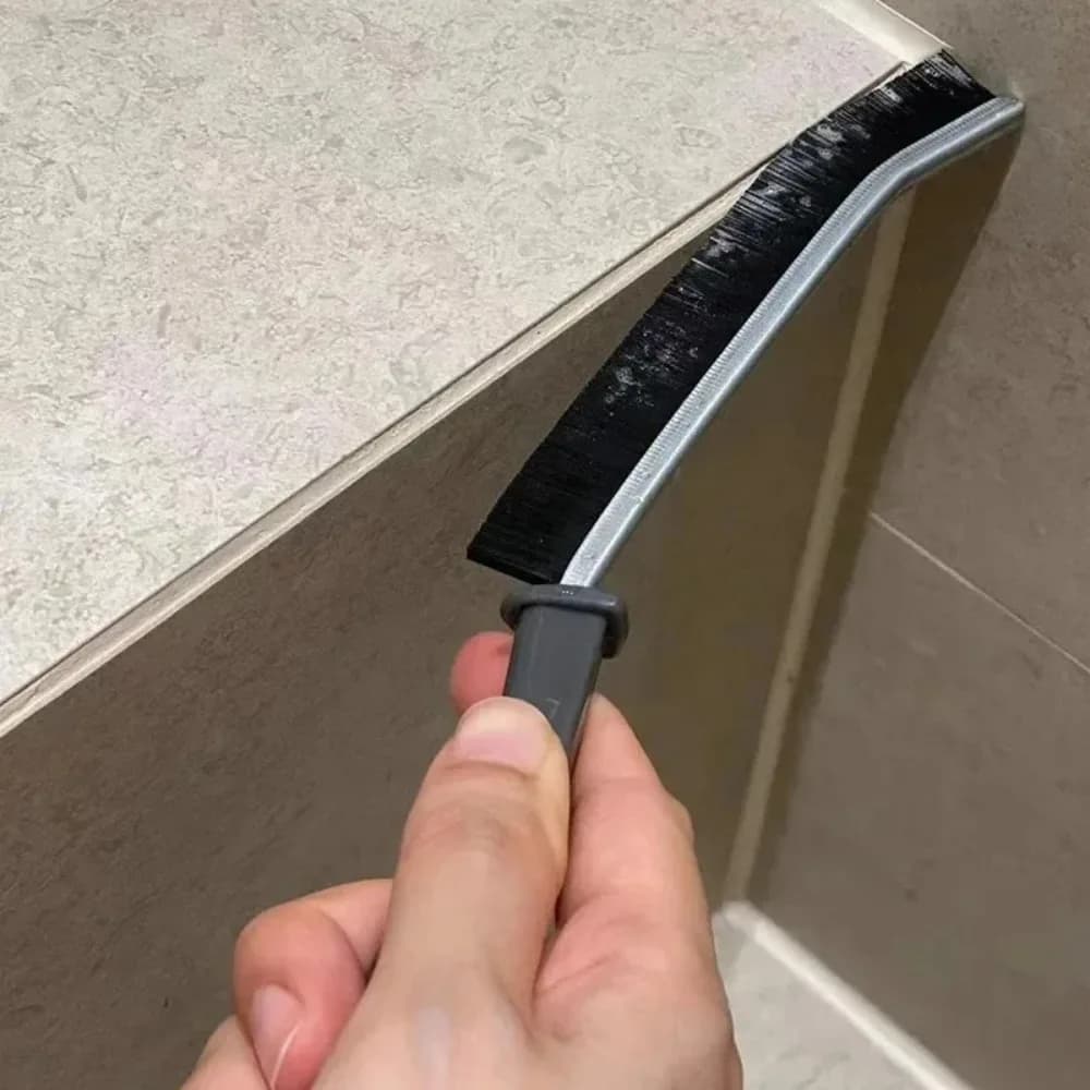 Spazzola Durevole per Pulizia Fughe, per Cucina e Bagno, per Giunti di Piastrelle e Angoli Difficili, con Setole Dure, per Doccia e Pavimento, 1 Pezzo