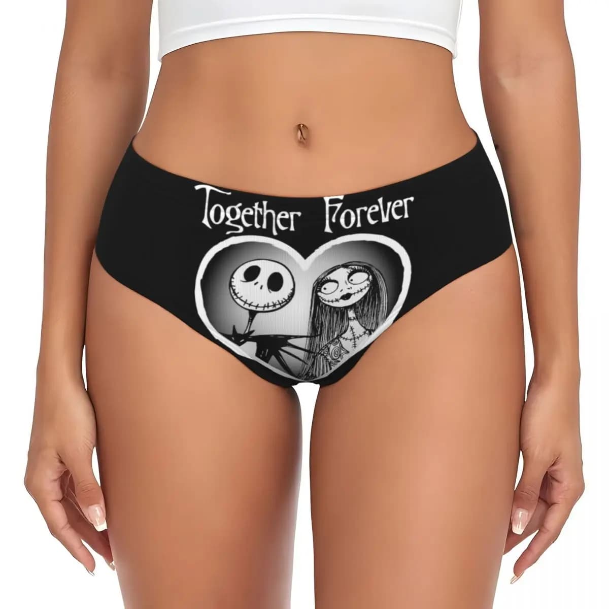 Women's Nightmare Before Christmas Jack Skellington Sally, comfortable briefs, underwear, Valentine's Day gifts