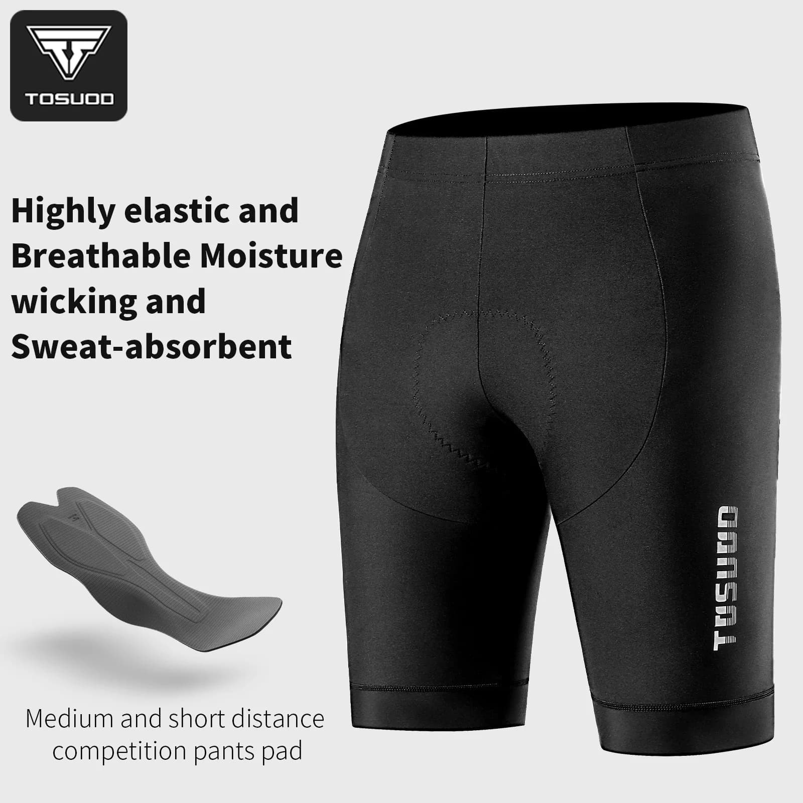 Pantaloncini da Ciclismo Estivi TOSUOD per Uomo, Leggeri e Traspiranti, Abbigliamento Sportivo per Fitness