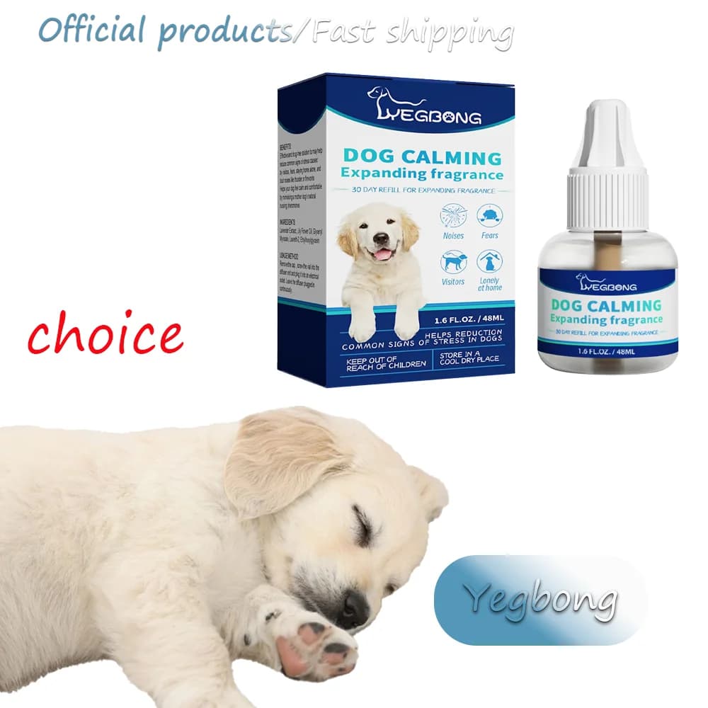 Liquido calmante per cani, anti-ansia, lenitivo per emozioni, diffusore per gatti, riduzione del rumore, sollievo dallo stress, previene il latrato e il combattimento