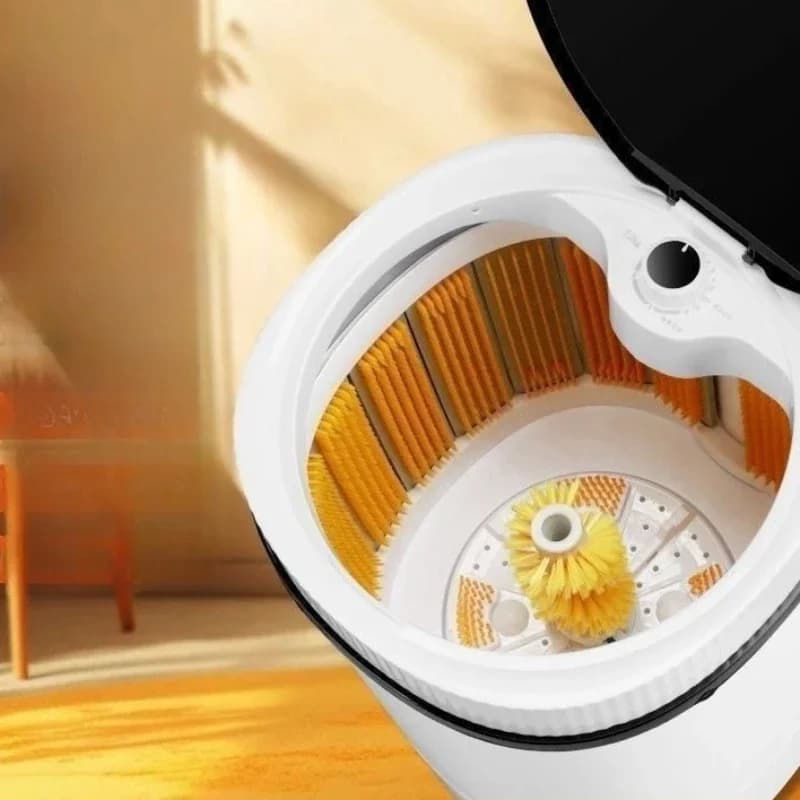 Lavatrice per scarpe Sunshine, piccola macchina per spazzolare le scarpe ad uso domestico, con funzione integrata per lavare automaticamente i calzini.