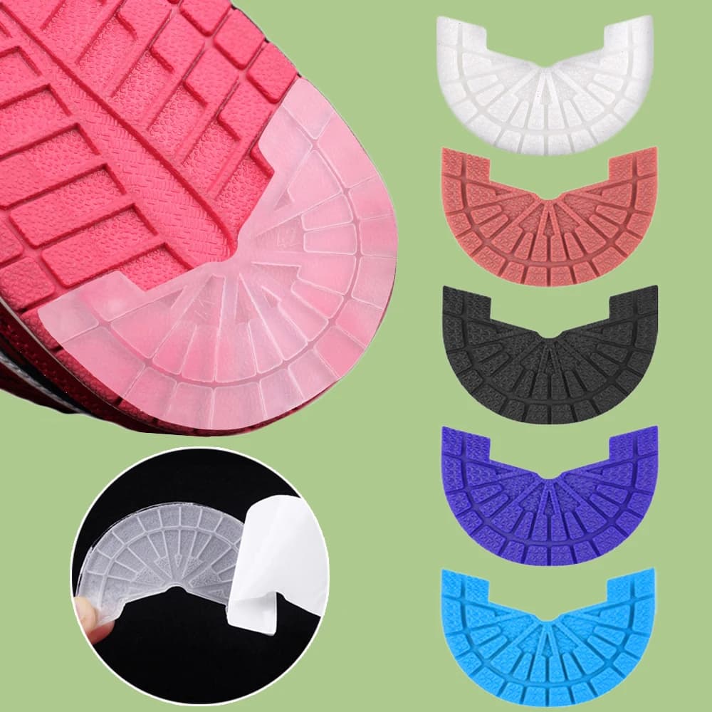 Suola Della Scarpa Protettiva Adatto per Scarpe Da Ginnastica Suola Antiscivolo Resistente all'Usura Tacco Scarpe Riparazione Suola In Gomma Autoadesivo Adesivo