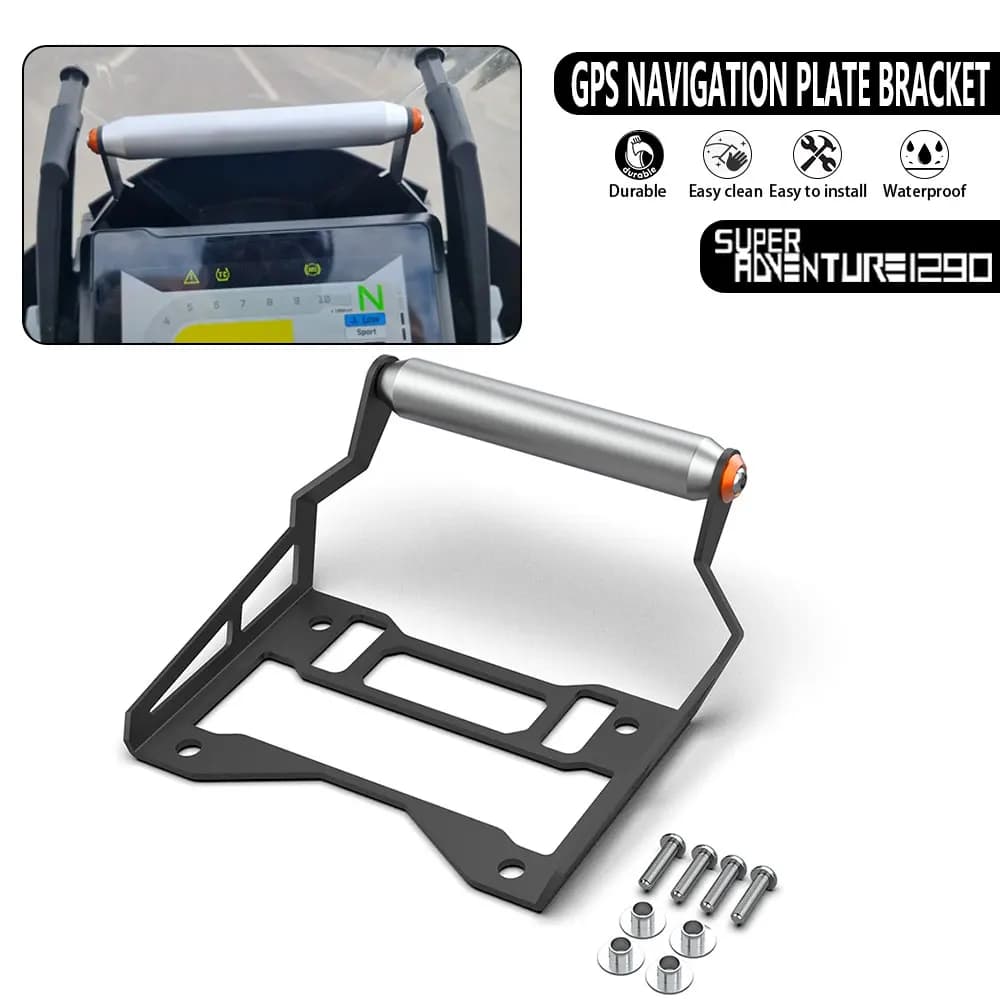 For KTM 1290 SUPER ADV ADVENTURE SR 2021-2024 GPS phone support for USB motorcycle and wireless charger Navigation bracket Support