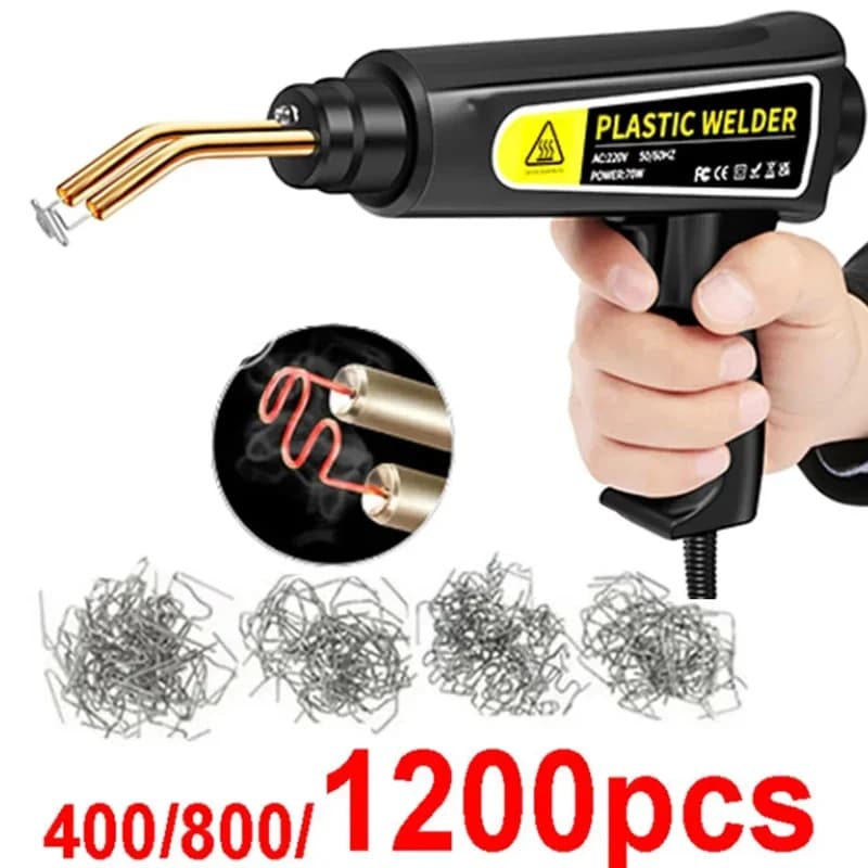 Pistola termica protettiva Saldatrice per plastica Paraurti Saldatore Graffette Paraurti Kit di strumenti per riparazione auto Cucitrice CALDA Saldatore di plastica
