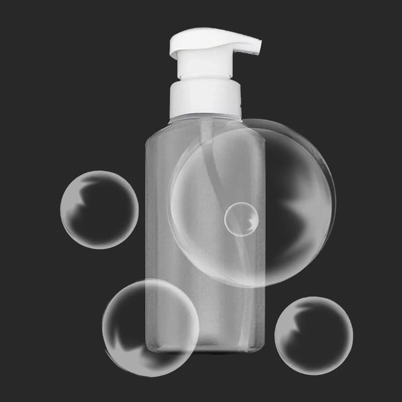 Flacone dosatore schiumogeno da 180 ml con pompa, per sapone liquido, shampoo, lozione - Bottiglie per schiuma