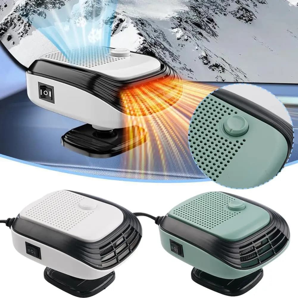 Auto Inverno Riscaldamento Veloce 120w Ventilatore Elettrico Riscaldato Parabrezza Automatico Disappannamento Riscaldamento Raffreddamento Camion RV SUV Viaggi Camper Strumenti
