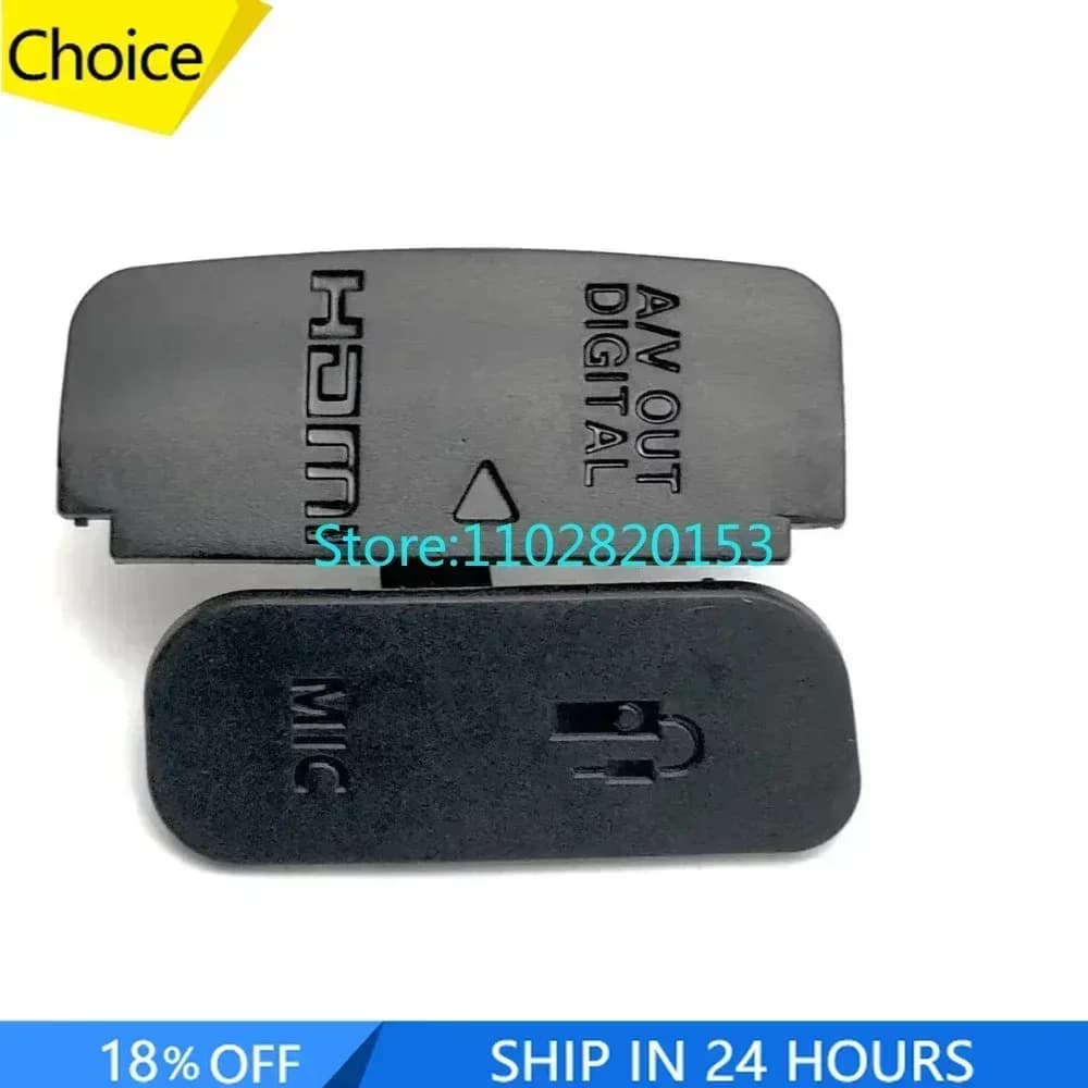 NUOVO per Canon EOS 600D T3i Coperchio in Gomma USB Porta HDMI Compatibile Copertura Interfaccia Microfono Parte di Ricambio per Fotocamera Digitale